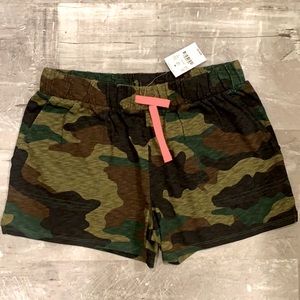 NWT Crewcuts Knit Shorts Camo Size 14